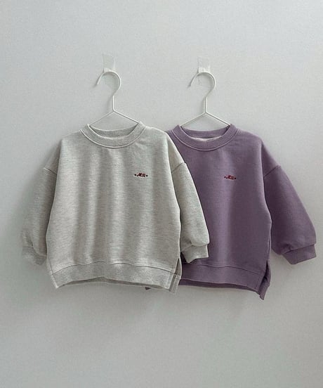 【minirobe】Unbal Sweatshirt