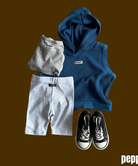 【pepper】waffle vest