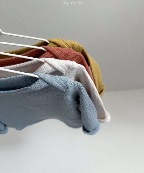 【minirobe】Critic Ribbed Tee