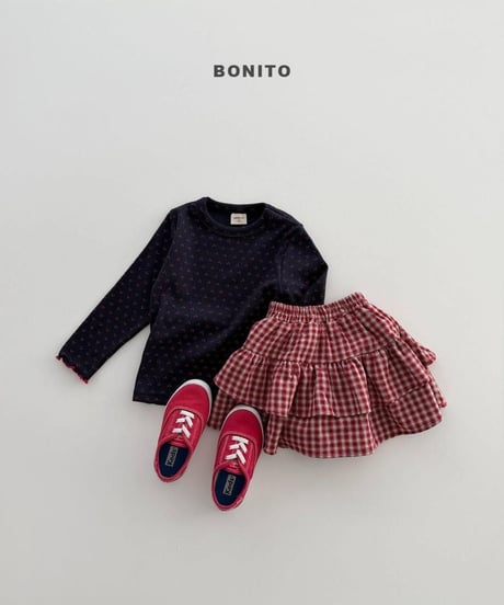 【bonito】Check Cancan Skirt