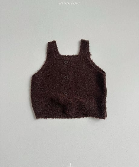 【atomeme】Ecru Knit Vest