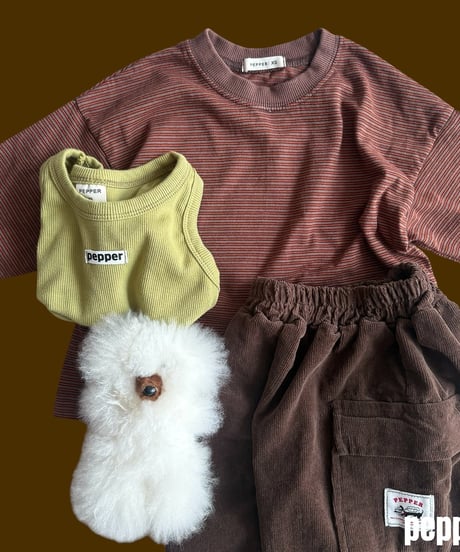 【pepper】coco ball corduroy pants