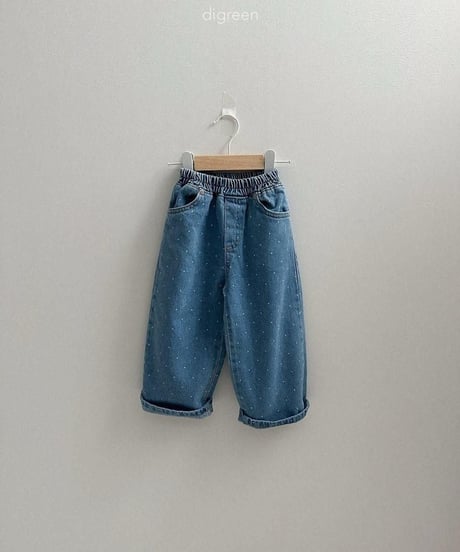 【digreen】Dot Denim Pants