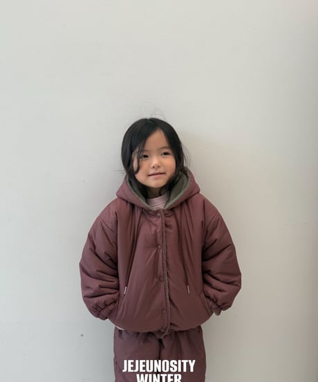 【jejeunosity】25W ivy double sided hooded jumper