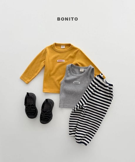 【bonito】Color Ribbed Tee