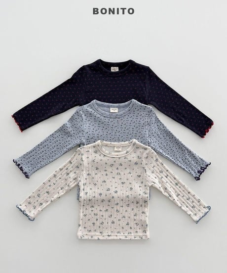 【bonito】Eyelet Tee