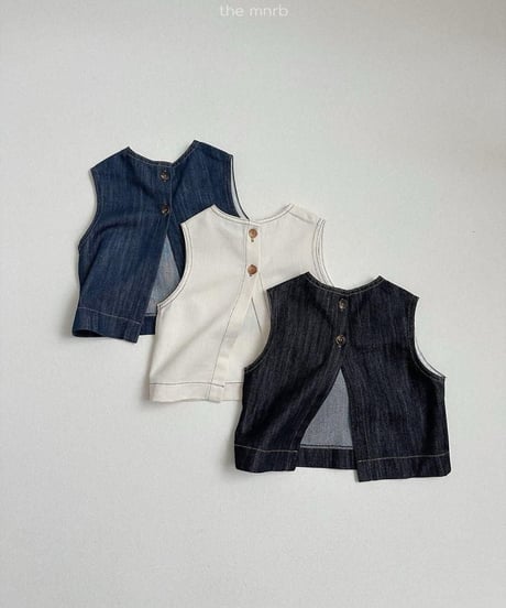 【minirobe】Non-Fade Vest