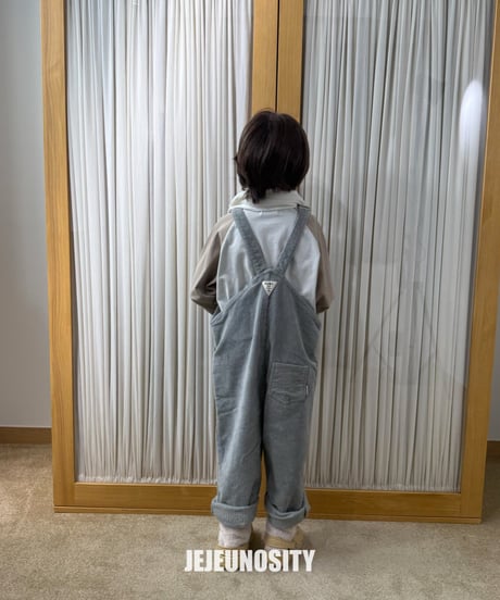 【jejeunosity】corduroy berry loom overall