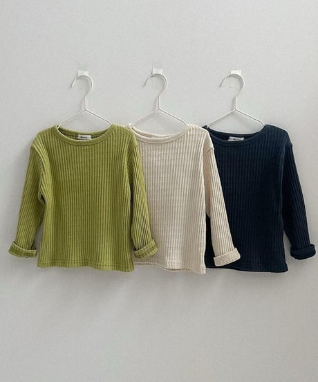 【digreen】Bella Ribbed Tee