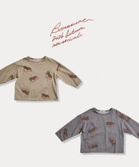 【BONEOUNE】Tiger All-over Print Pig Single Tee