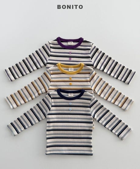 【bonito】Heart Button ST Tee