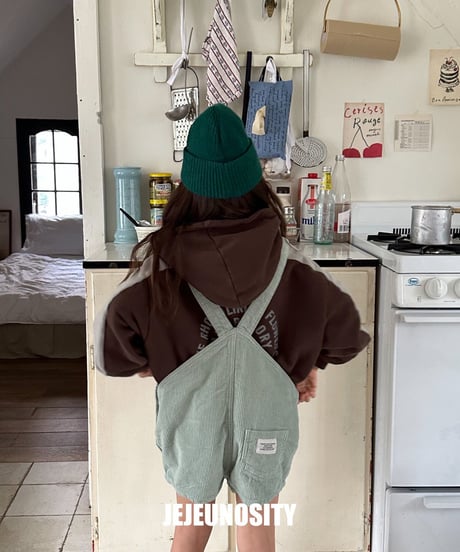 【jejeunosity】corduroy berry shot overall