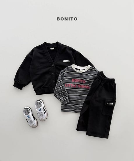 【bonito】Cotton V-Neck Cardigan