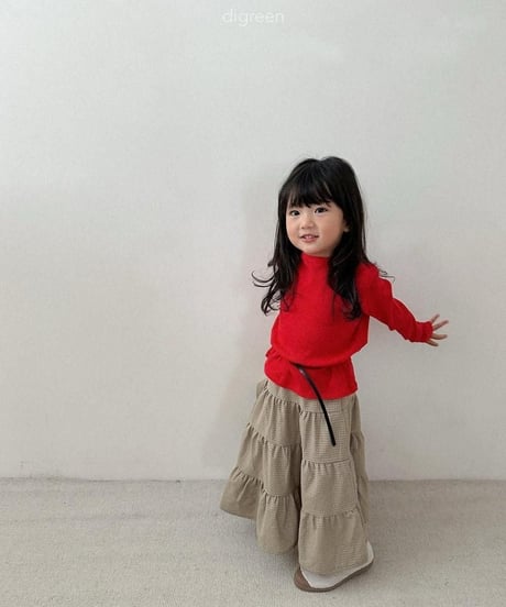 【digreen】Check Cancan Skirt