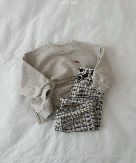 【minirobe】Unbal Sweatshirt