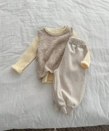 【atomeme】Knit Wool Vest