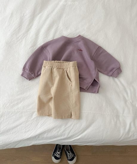 【minirobe】Unbal Sweatshirt