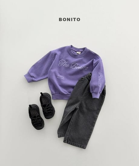 【bonito】The Bonito Lettering Sweatshirt (Adult)