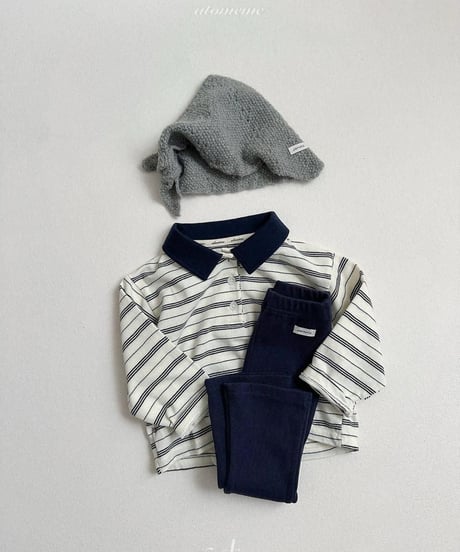 【atomeme】Aiden Collar Tee