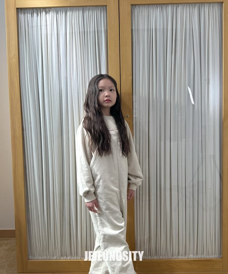 【jejeunosity】corduroy berry loom overall