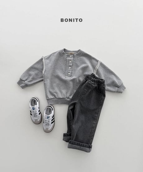 【bonito】Deki Short Sleeve Sweatshirt