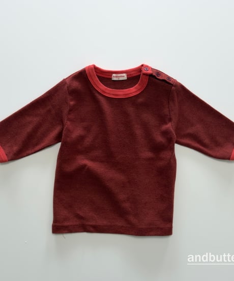【andbutter】Snap 3/4 Sleeve T