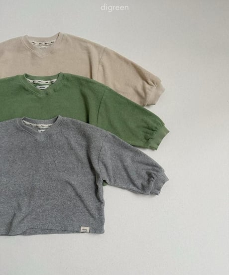 【digreen】Sand Terry Sweatshirt