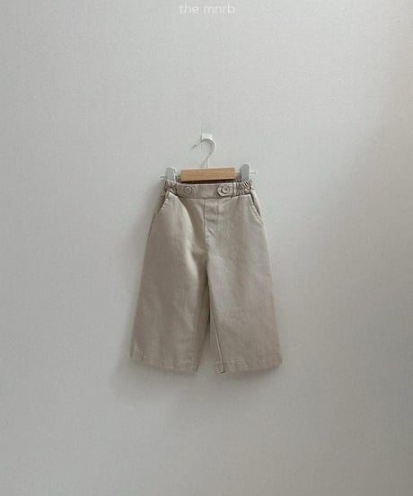 【minirobe】Dyed Twill Pants