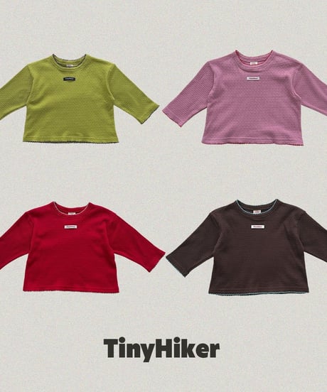 【tiny hiker】Telta Ribbed T-Shirt