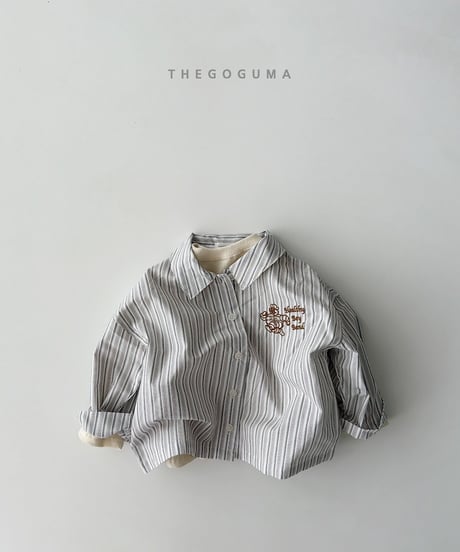 【THEGOGUMA】Cute Embroidery Shirt