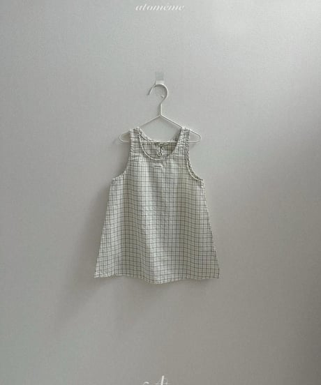 【atomeme】Hay Check Dress