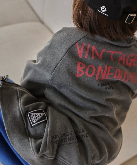 【BONEOUNE】Carbon Pig Zip-up