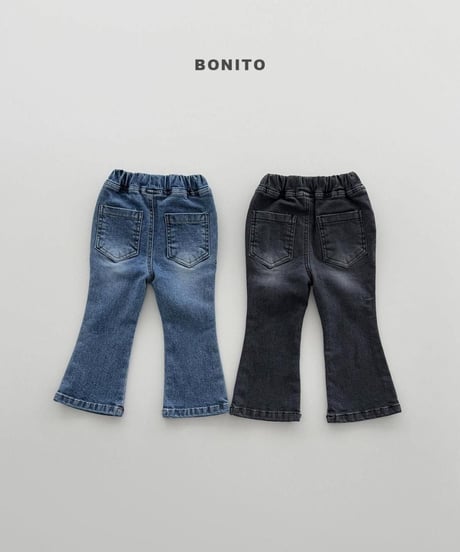 【bonito】Bootcut Stretch Denim Pants