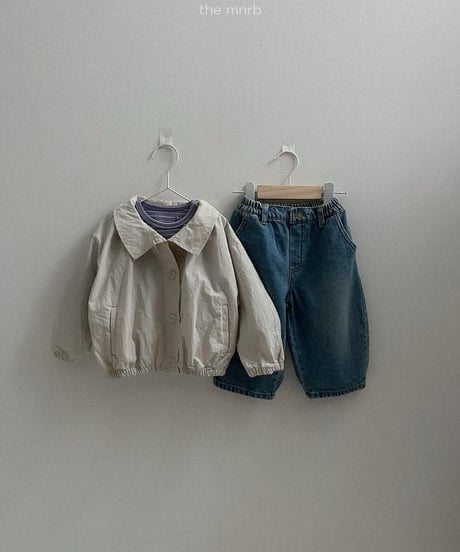 【minirobe】Ruffle Short Trench Coat