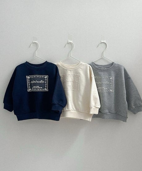【minirobe】Lace Sweatshirt