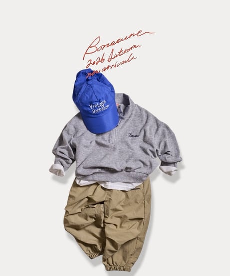 【BONEOUNE】Two-tuck Nylon Jogger
