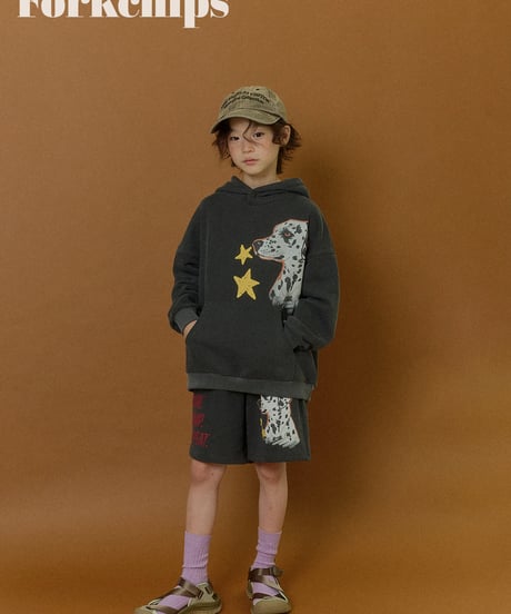 【fork-chips】dalmatian hoodie
