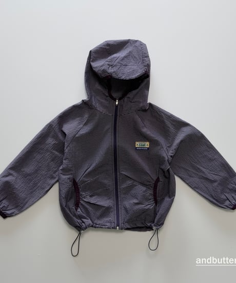 【andbutter】Stripe Windbreaker