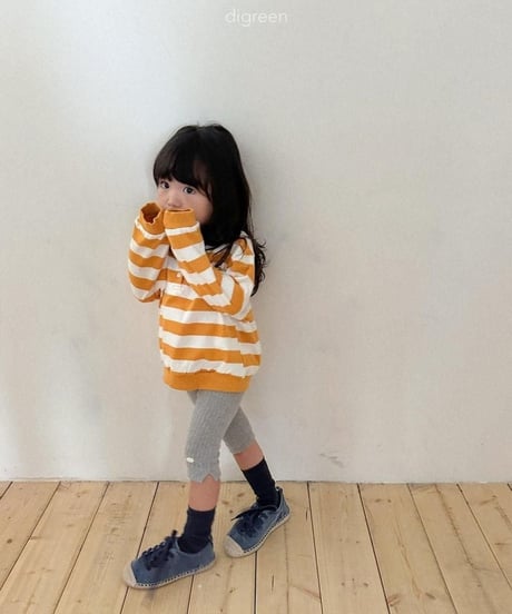 【digreen】Ribbed Capri Leggings