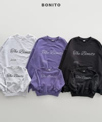 【bonito】The Bonito Lettering Sweatshirt (Adult)