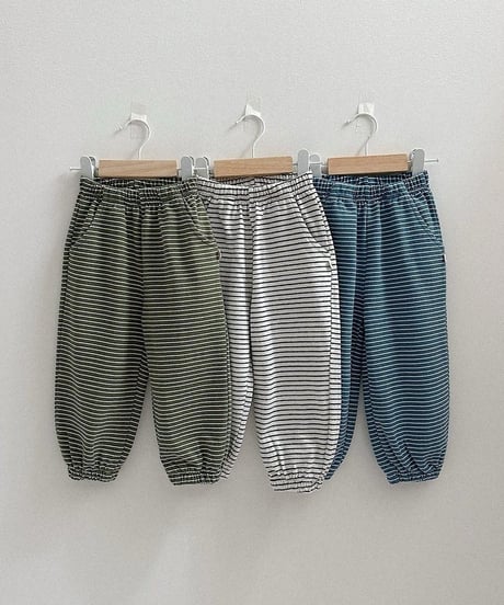 【digreen】J Stripe Jogger Pants