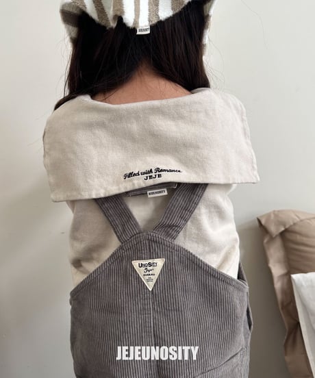 【jejeunosity】24 corduroy berry shot overall