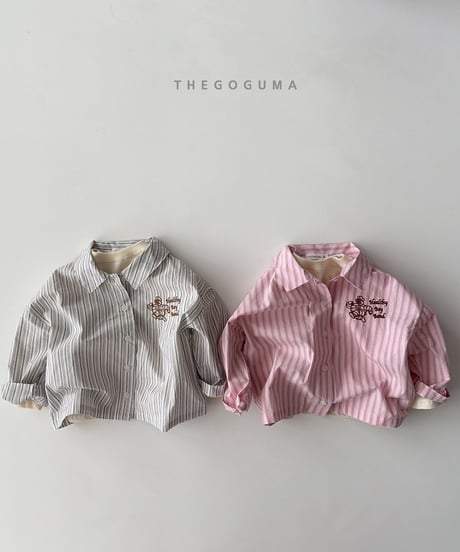 【THEGOGUMA】Cute Embroidery Shirt
