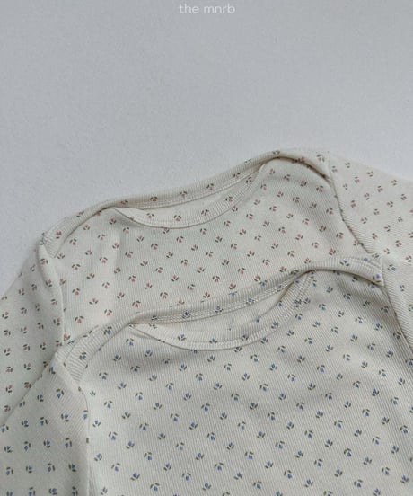 【minirobe】Prom Ribbed Tee