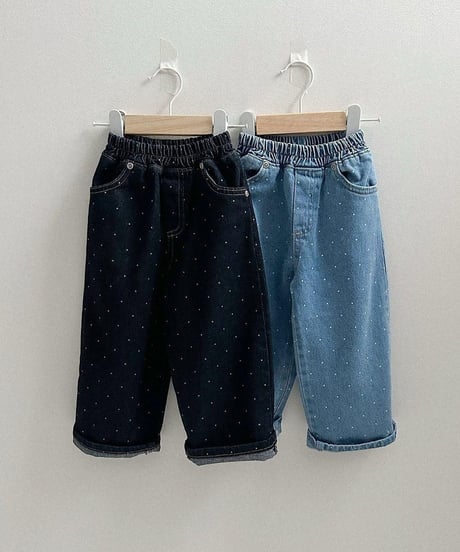 【digreen】Dot Denim Pants