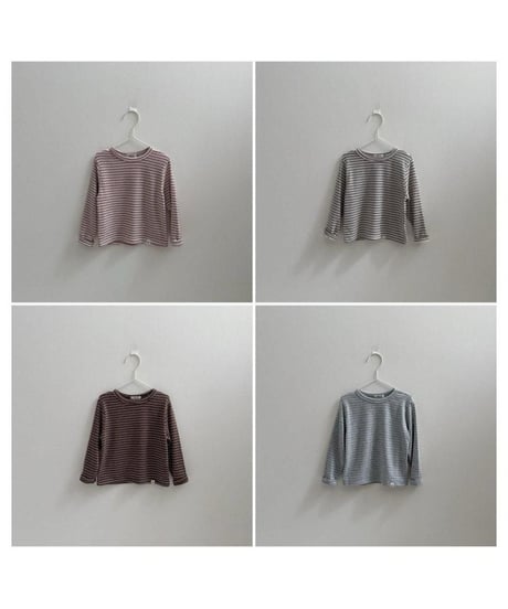 【digreen】Stripe Latte Tee