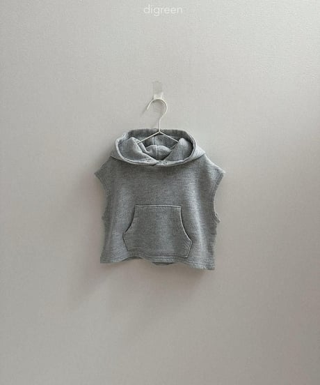 【digreen】Woody Hooded Vest
