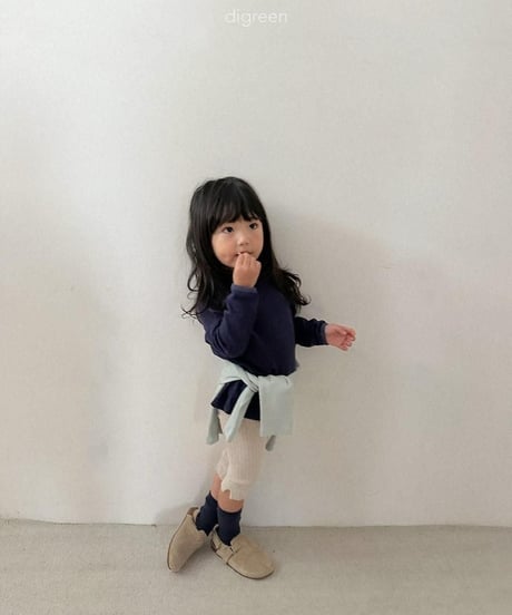 【digreen】Ribbed Capri Leggings