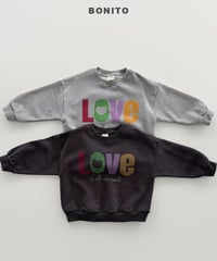 【bonito】Love Sweatshirt