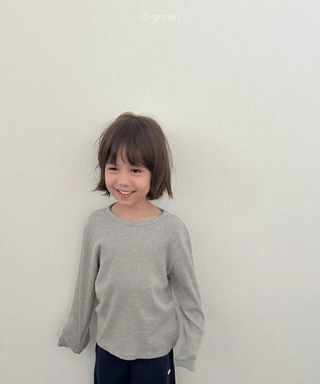 【digreen】Hug Ribbed Tee